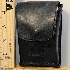 Canon Flash with Leather Case Speedlite Camera Accessory Working Condition